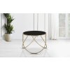 Mauro Ferretti table dappoint Ring Ø 60x45 cm noir or