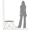Mauro Ferretti table dappoint Ring Ø 60x45 cm noir or