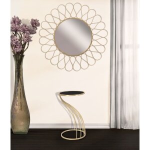 Mauro Ferretti table dappoint Flush Ø 35x60 cm noir or