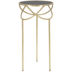 Mauro Ferretti table dappoint Ring Ø 40x80 cm noir or