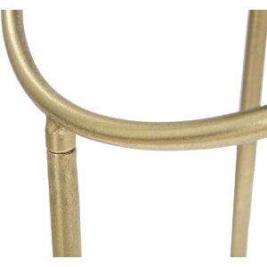Mauro Ferretti table dappoint Ring Ø 40x80 cm noir or