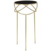Mauro Ferretti table dappoint Ring Ø 40x80 cm noir or