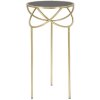 Mauro Ferretti table dappoint Ring Ø 40x80 cm noir or