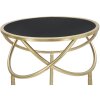 Mauro Ferretti table dappoint Ring Ø 40x80 cm noir or