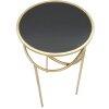 Mauro Ferretti table dappoint Ring Ø 40x80 cm noir or