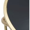 Mauro Ferretti table dappoint Ring Ø 40x80 cm noir or