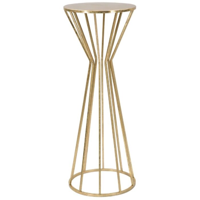 Mauro Ferretti table dappoint Stick Glam Ø 38x100 cm or
