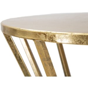 Mauro Ferretti table dappoint Stick Glam Ø 38x100 cm or