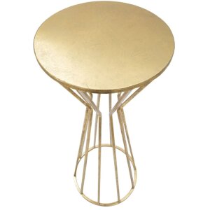 Mauro Ferretti table dappoint Stick Glam Ø 38x100 cm or