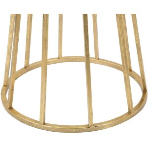Mauro Ferretti table dappoint Stick Glam Ø 38x100 cm or