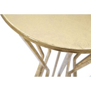 Mauro Ferretti table dappoint Stick Glam Ø 38x100 cm or