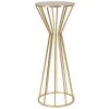 Mauro Ferretti table dappoint Stick Glam Ø 38x100 cm or