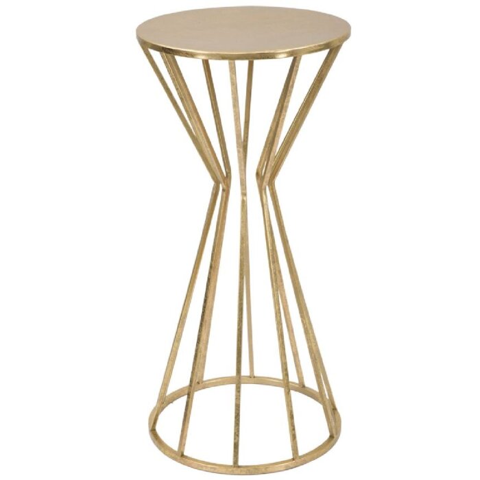 Mauro Ferretti table dappoint Stick Glam Ø 38x80 cm or