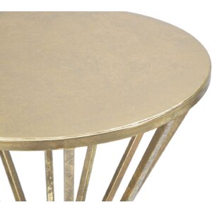 Mauro Ferretti table dappoint Stick Glam Ø 38x80 cm or