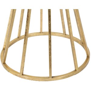 Mauro Ferretti table dappoint Stick Glam Ø 38x80 cm or