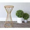 Mauro Ferretti table dappoint Stick Glam Ø 38x80 cm or