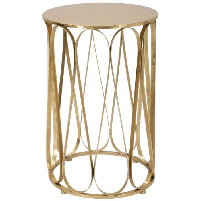 Mauro Ferretti table dappoint Venezia Ø 37x58 cm or