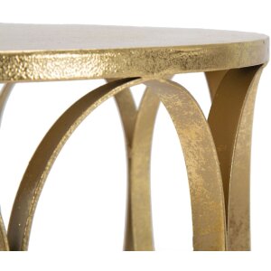 Mauro Ferretti table dappoint Venezia Ø 37x58 cm or