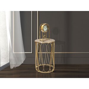 Mauro Ferretti table dappoint Venezia Ø 37x58 cm or