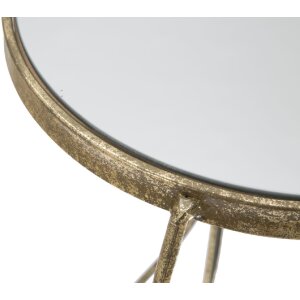Mauro Ferretti table de téléphone Twisty Ø 38x86 cm or