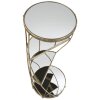 Mauro Ferretti table de téléphone Twisty Ø 38x86 cm or