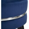 Mauro Ferretti tabouret de bar Paris Ø 35x74 cm bleu noir