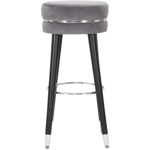 Mauro Ferretti tabouret de bar Paris Ø 35x74 cm gris noir