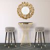 Mauro Ferretti tabouret de bar Paris Ø 35x74 cm gris noir or
