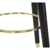 Mauro Ferretti tabouret de bar Paris Ø 35x74 cm noir or