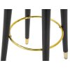 Mauro Ferretti tabouret de bar Paris Ø 35x74 cm pétrole or noir