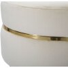 Mauro Ferretti tabouret Paris Ø 35x40,5 cm crème noir