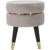 Mauro Ferretti tabouret Paris Ø 35x40,5 cm gris noir