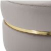 Mauro Ferretti tabouret Paris Ø 35x40,5 cm gris noir