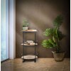 Mauro Ferretti Chariot de service Arex Ø 40x41,5x82 cm noir marron