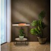 Mauro Ferretti table dappoint Arex Ø 48x54,5 cm noir marron