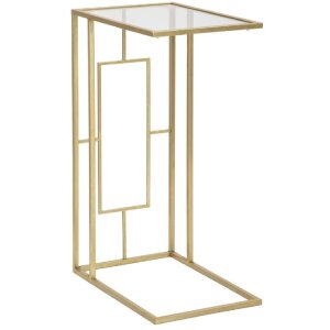 Mauro Ferretti table basse 40,5x25,5x60 cm or