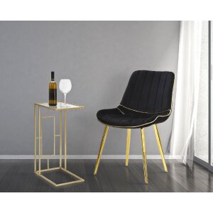 Mauro Ferretti table basse 40,5x25,5x60 cm or
