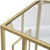 Mauro Ferretti table basse 40,5x25,5x60 cm or