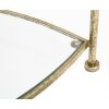 Mauro Ferretti table dappoint 2 étagères 45x45x50 cm or