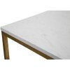 Mauro Ferretti table dappoint Double Marble 47x47x60 cm or blanc