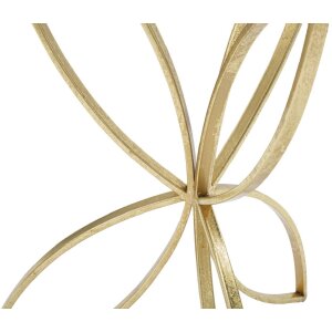Mauro Ferretti table dappoint papillon Ø 35x60 cm or argent