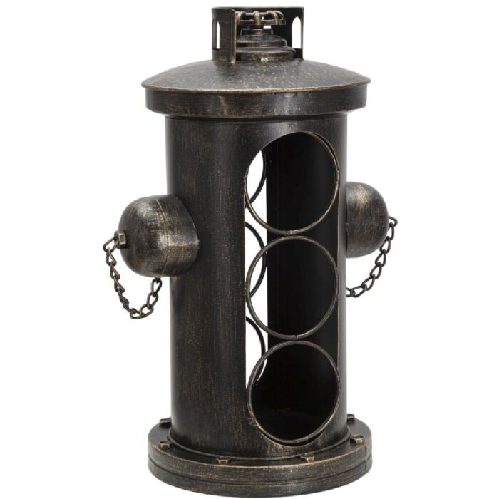 Mauro Ferretti porte-bouteilles industrie 35x25x50 cm foncé