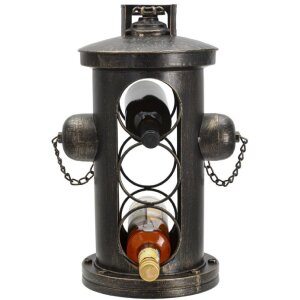 Mauro Ferretti porte-bouteilles industrie 35x25x50 cm foncé