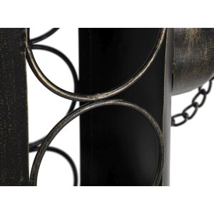 Mauro Ferretti porte-bouteilles industrie 35x25x50 cm foncé
