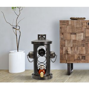 Mauro Ferretti porte-bouteilles industrie 35x25x50 cm foncé
