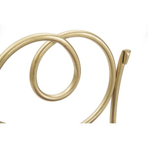 Mauro Ferretti étagère murale set de 2 pièces 41,5x18x20,5 cm or