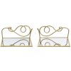 Mauro Ferretti étagère murale set de 2 pièces 41,5x18x20,5 cm or
