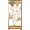 Mauro Ferretti porte-parapluies feuille dor 22,5x22,5x48,5 cm or