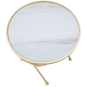 Mauro Ferretti table dappoint Glam Mat Ø 50,5x50 cm or