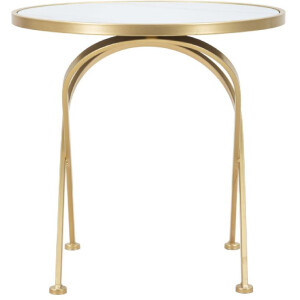 Mauro Ferretti table dappoint Glam Mat Ø 50,5x50 cm or